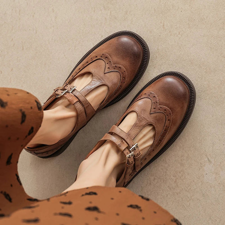 Kyra | Classic Leather Mary Jane Shoes