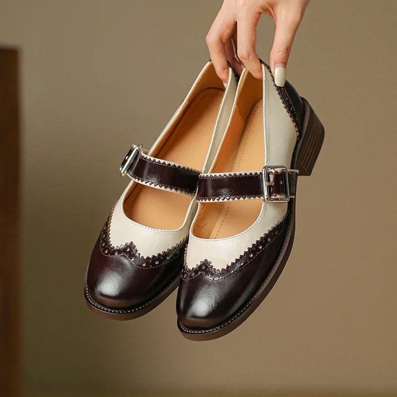 Madeleine | Leather Mary Jane Shoes