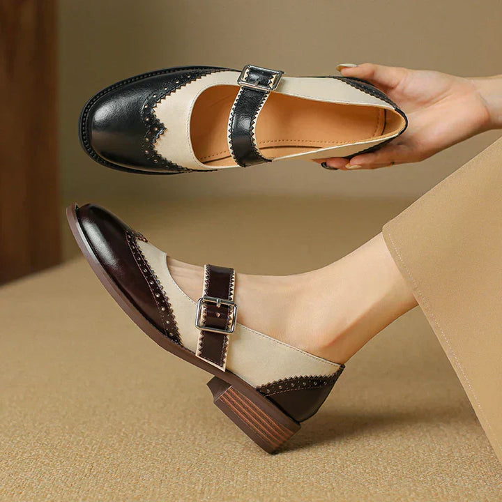 Madeleine | Leather Mary Jane Shoes