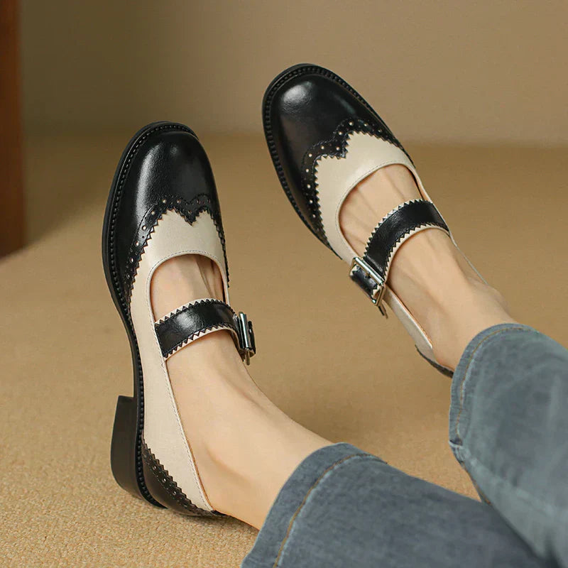 Madeleine | Leather Mary Jane Shoes