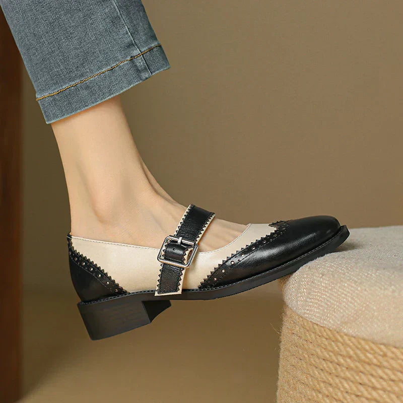 Madeleine | Leather Mary Jane Shoes