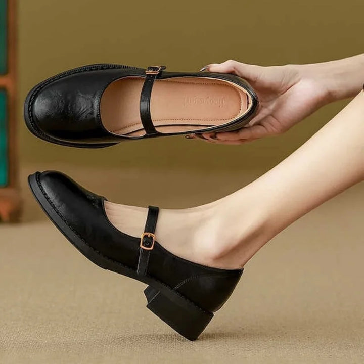 Barbara | Timeless Leather Mary Jane Comfort Shoes