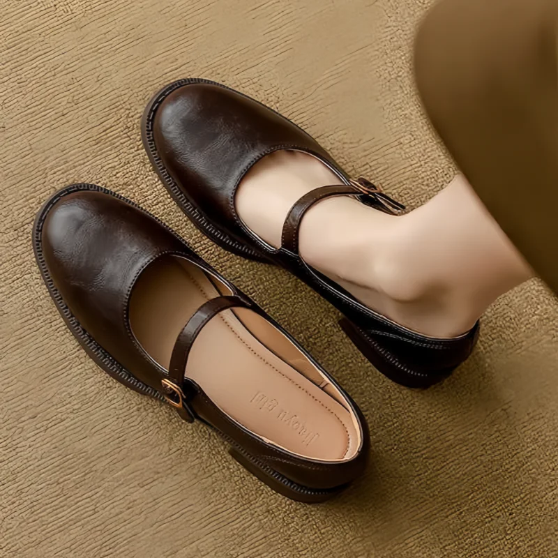 Barbara | Timeless Leather Mary Jane Comfort Shoes