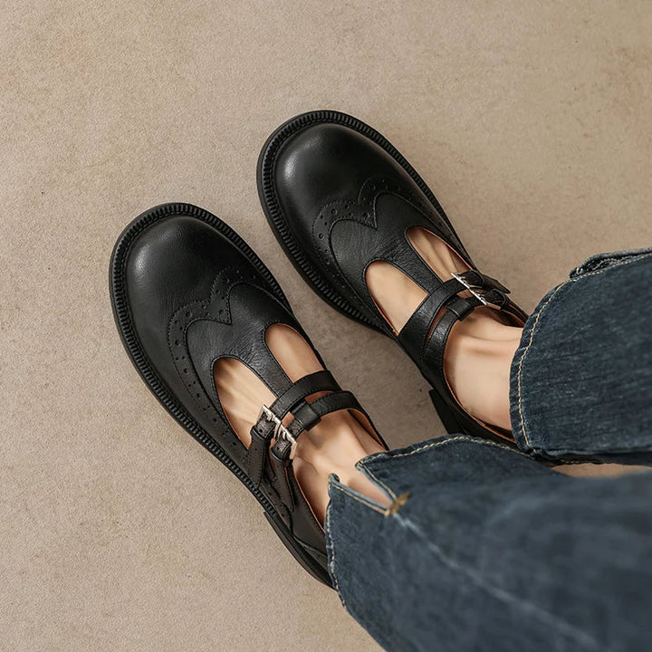 Kyra | Classic Leather Mary Jane Shoes