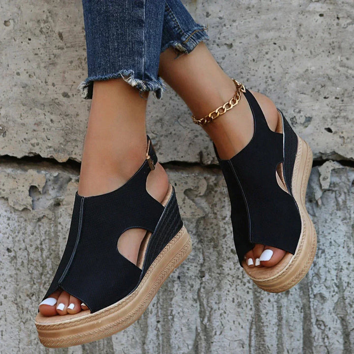 Katrina - Relaxed Wedge Sandals