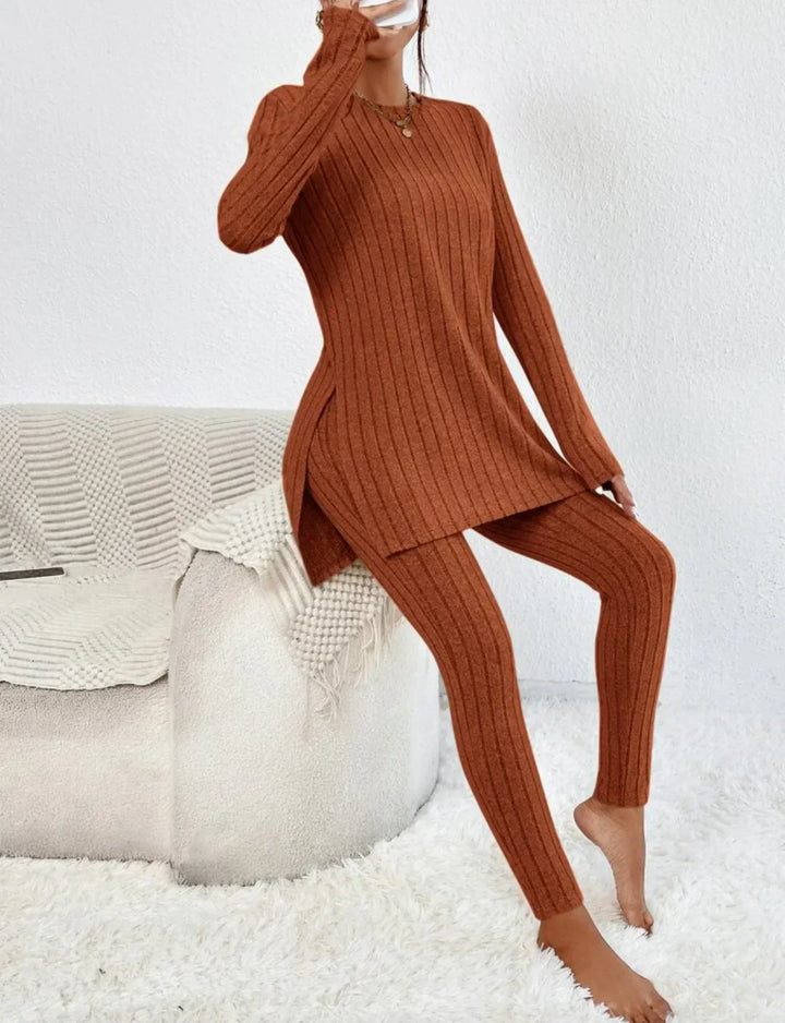 Bernice | Ribbed Knit Lounge Set