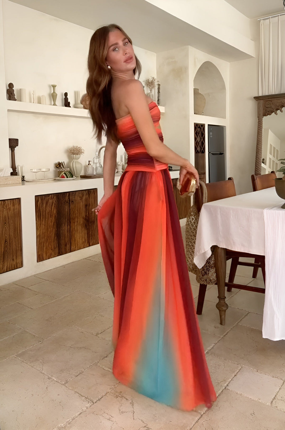 Jacqueline | Strapless Maxi Dress