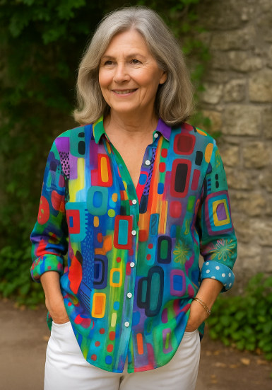 Ambrosine | Artistic Blouse - Effortless, Unapologetically You