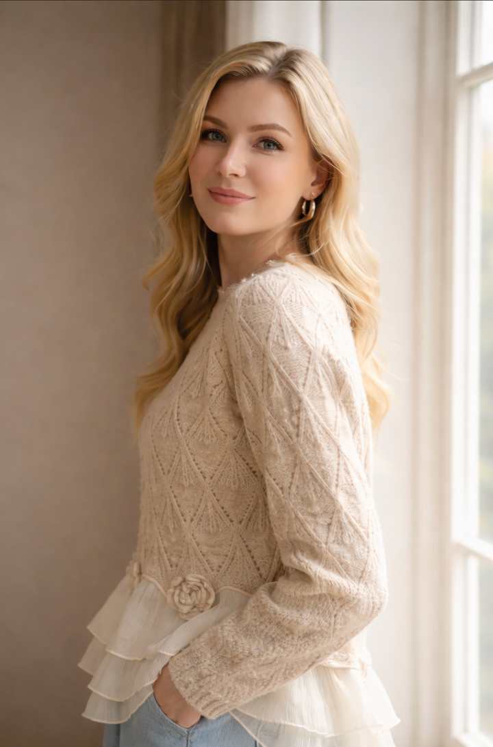 Winifred - Ruffle Cardigan™