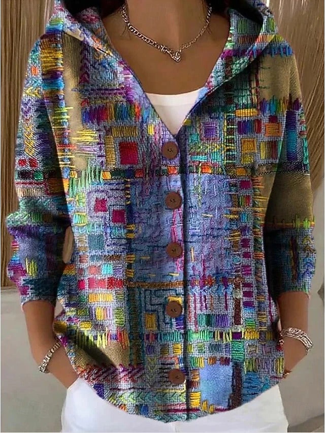 Amias | Artistic Warm Long Cardigan