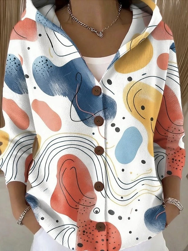 Amias | Artistic Warm Long Cardigan