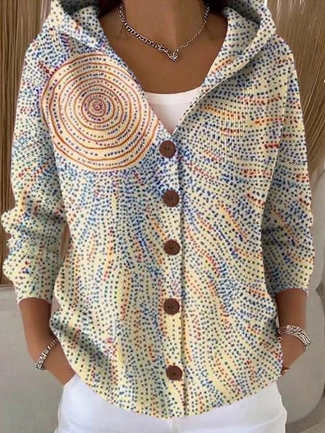 Amias | Artistic Warm Long Cardigan