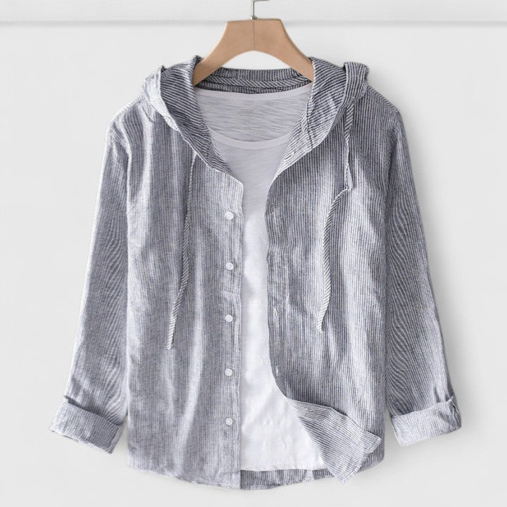 Joyce | Elegant Hooded Blouse