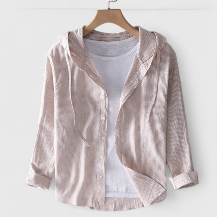 Joyce | Elegant Hooded Blouse