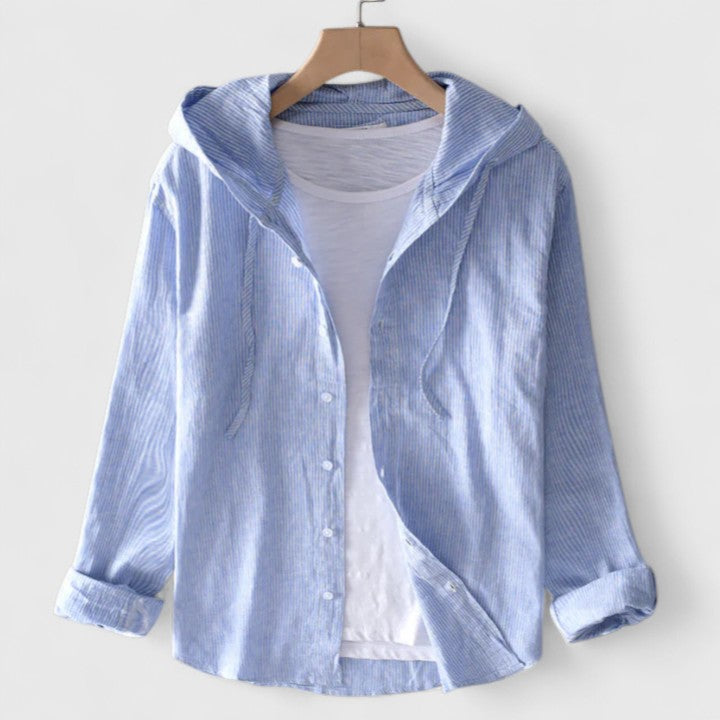 Joyce | Elegant Hooded Blouse