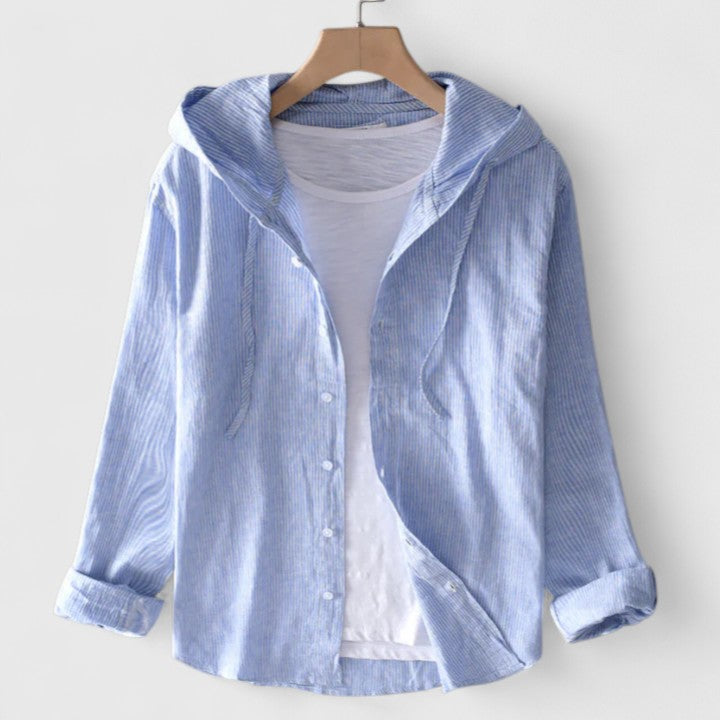 Joyce | Elegant Hooded Blouse