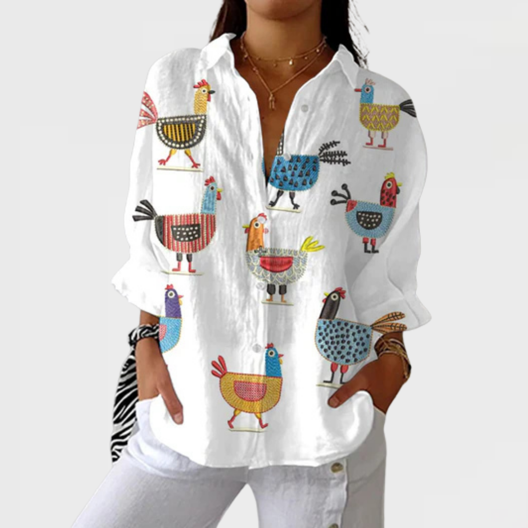 Jessamine | Playful Hen Blouse