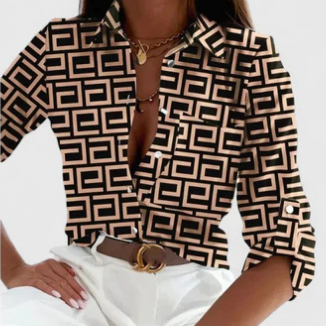 Ottoline | Elegant Long Sleeve Blouse
