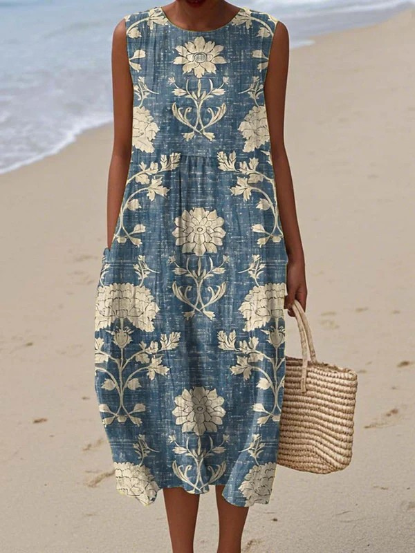 Barbara™ Boho Midi Dress