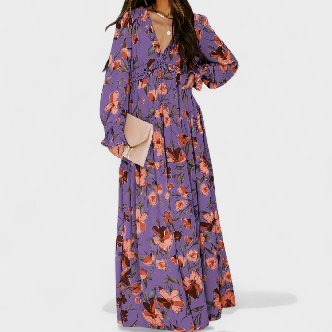 Hester | Floral Tiered Maxi Dress