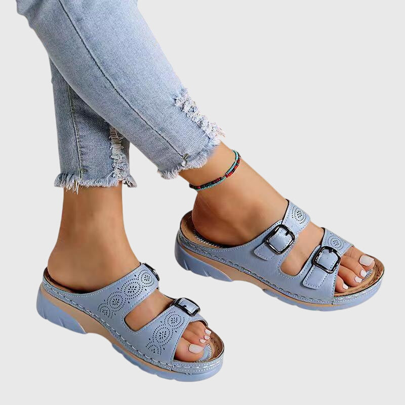 JOLANDA | ORTHOPEDIC LEATHER SANDALS
