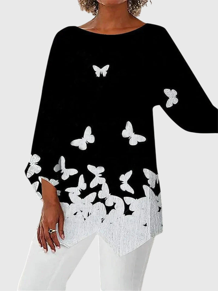 Arielle™ | Elegant Crew Neck Top