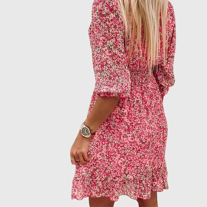 Shannon™ | Floral Puff Sleeve Dress
