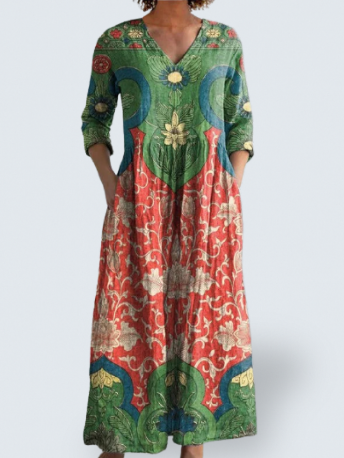 Ivy | Vintage Floral Dress