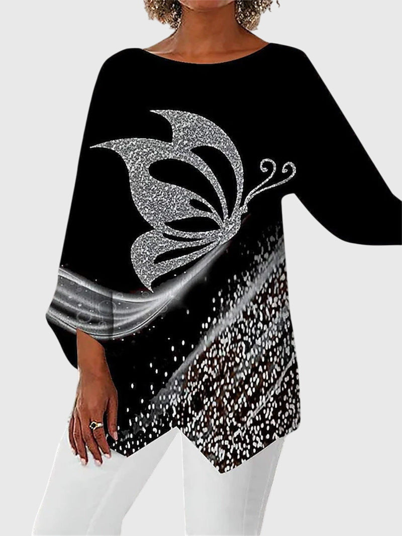 Arielle™ | Elegant Crew Neck Top