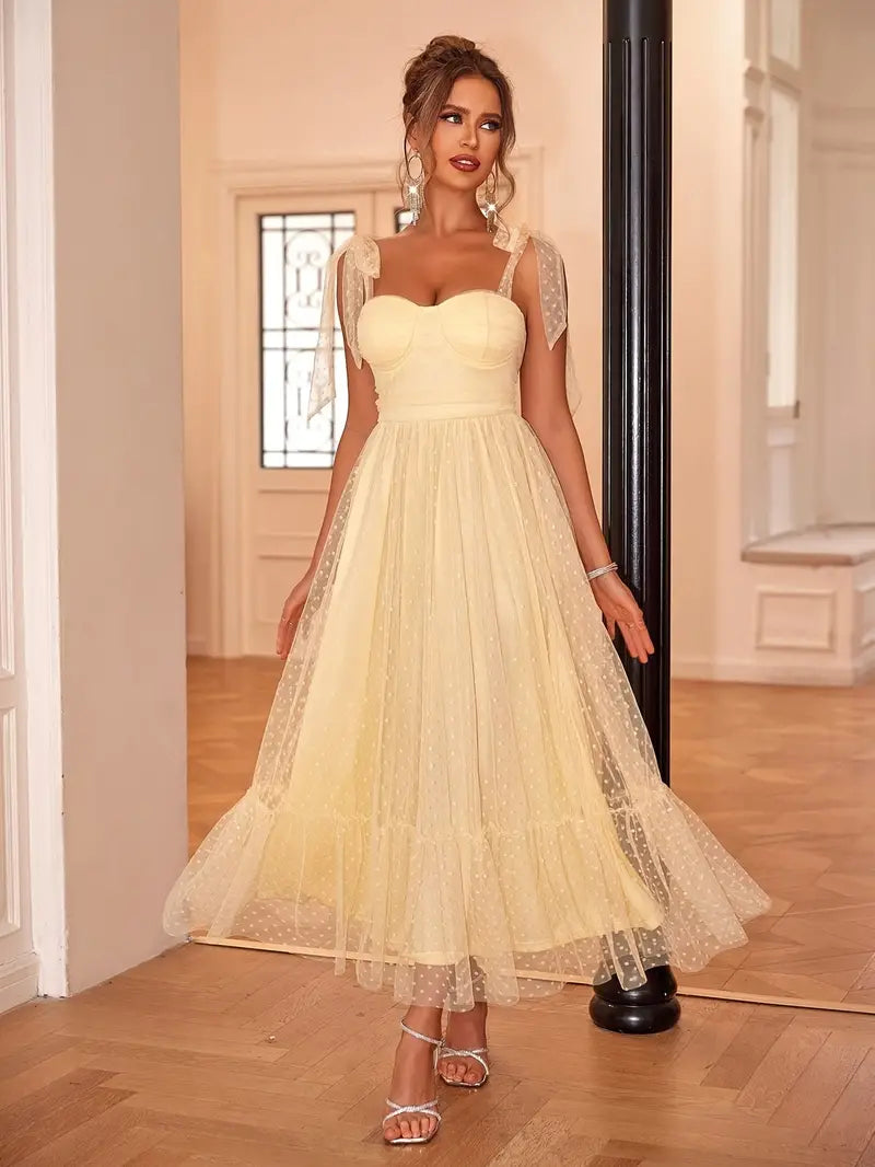 Thea | Elegant Mesh Gown