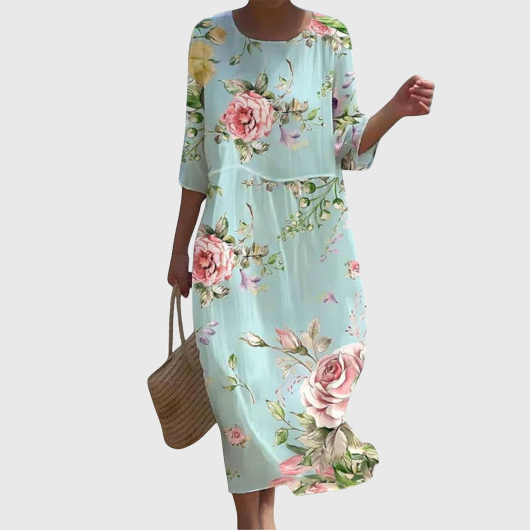 Olive™ | Stylish Floral Maxi Dress