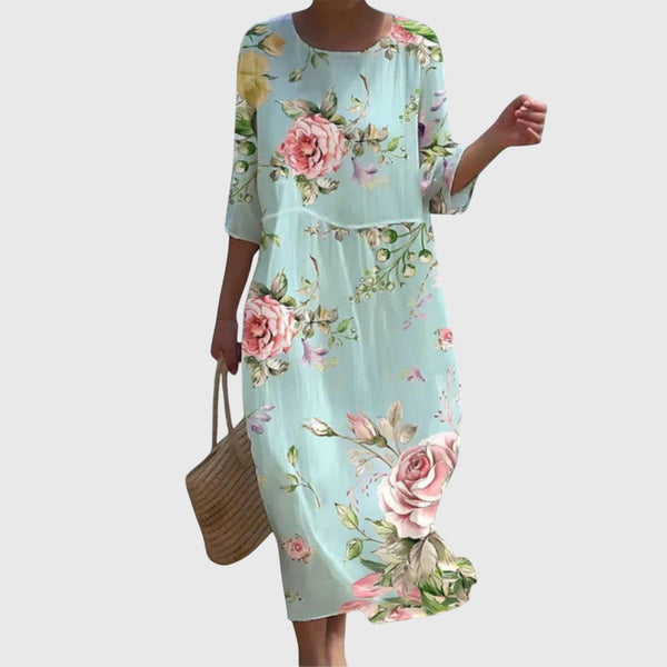 Olive™ | Stylish Floral Maxi Dress