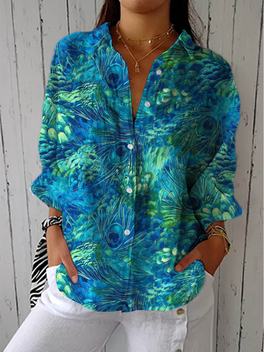 Xanthe | Peacock Grace Blouse
