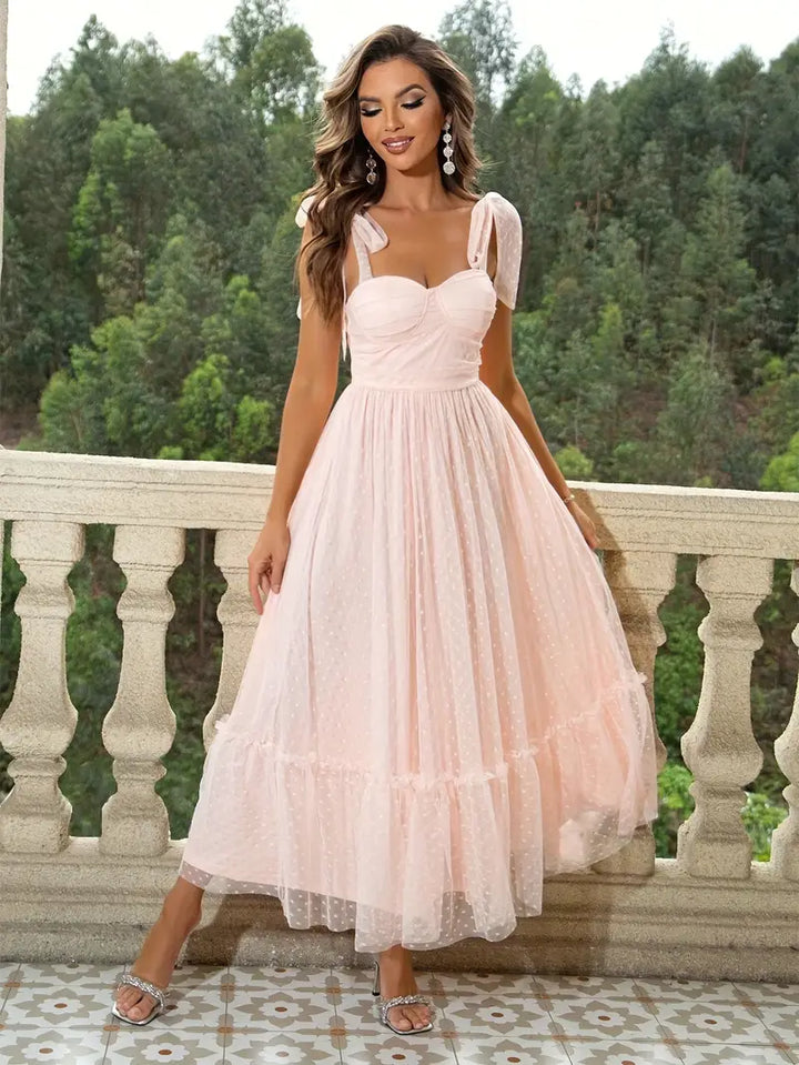 Thea | Elegant Mesh Gown