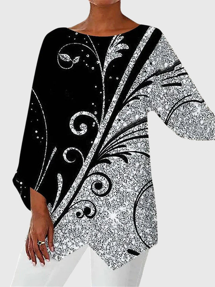 Arielle™ | Elegant Crew Neck Top