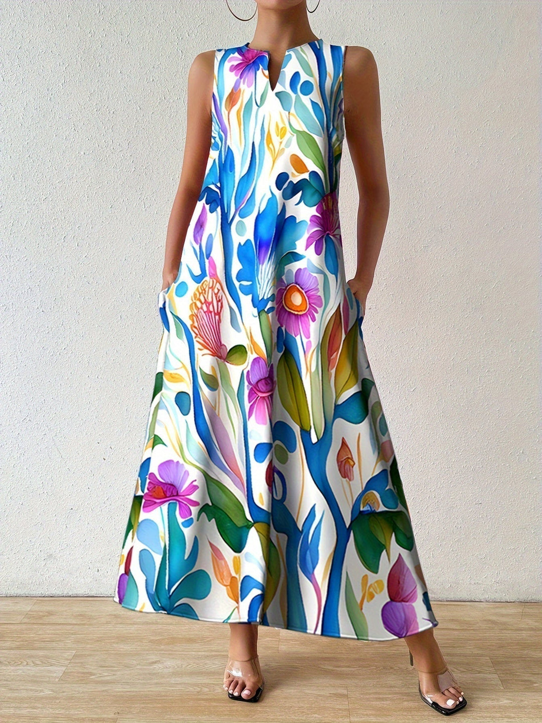 Ursula | Blooming Print Maxi Dress