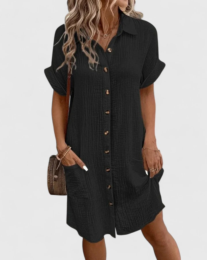 Michelle™ | Sophisticated Midi Dress