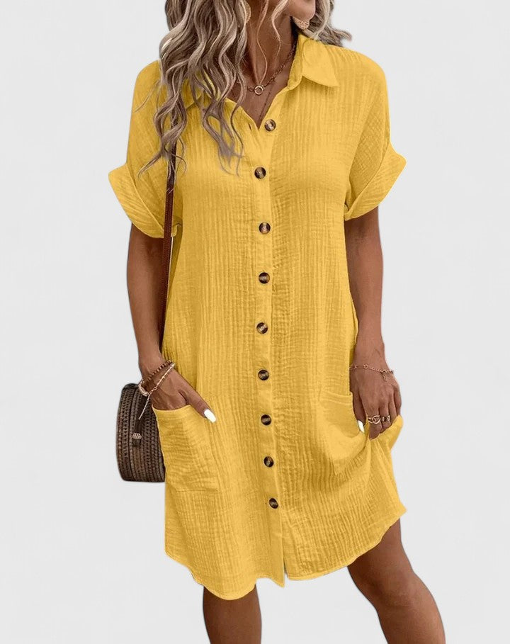 Michelle™ | Sophisticated Midi Dress