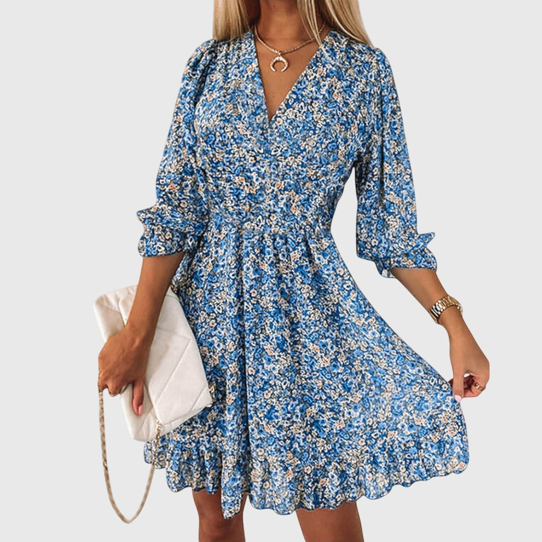 Shannon™ | Floral Puff Sleeve Dress