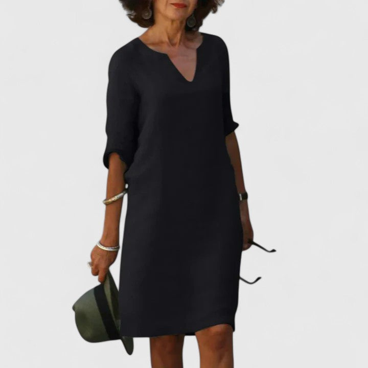 Winifred | Comfortable V-Neck Dress