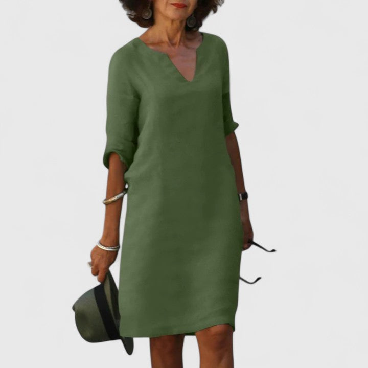 Winifred | Comfortable V-Neck Dress
