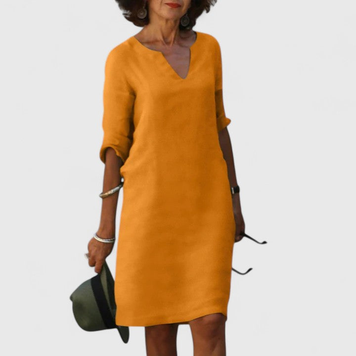 Winifred | Comfortable V-Neck Dress