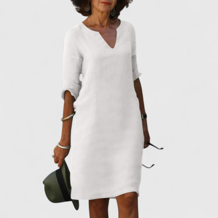 Winifred | Comfortable V-Neck Dress