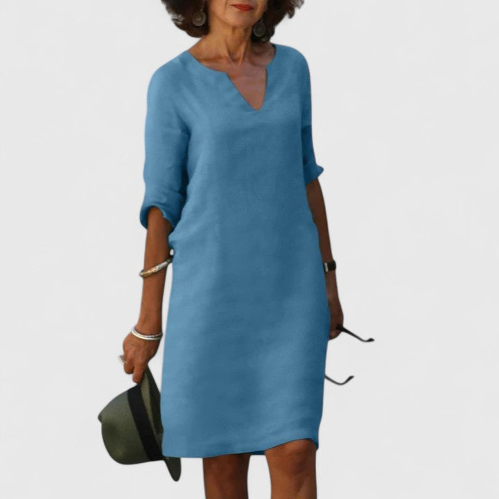 Winifred | Comfortable V-Neck Dress