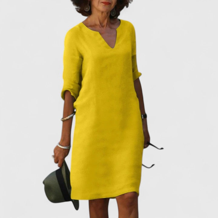 Winifred | Comfortable V-Neck Dress