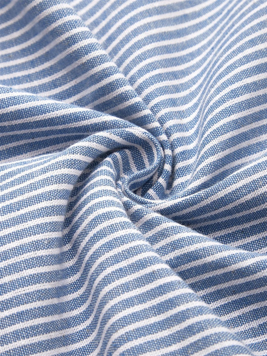 Helen | Striped Midi Dress – Effortless Comfort, Everyday Confidence