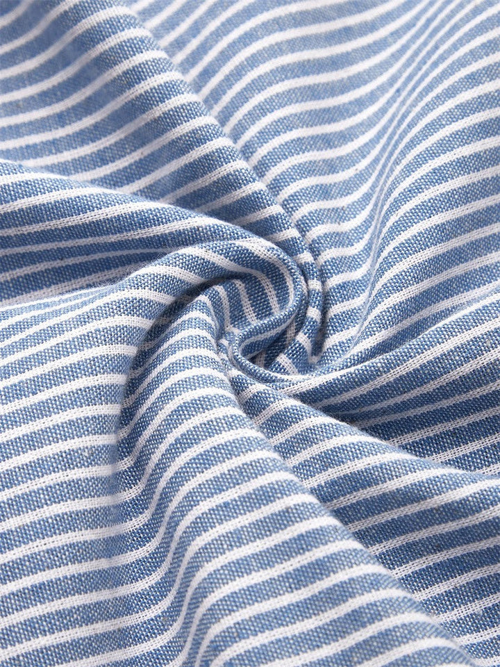 Helen | Striped Midi Dress – Effortless Comfort, Everyday Confidence