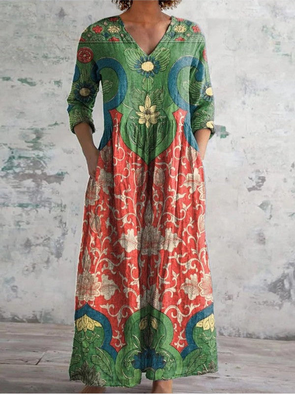 Ivy | Vintage Floral Dress