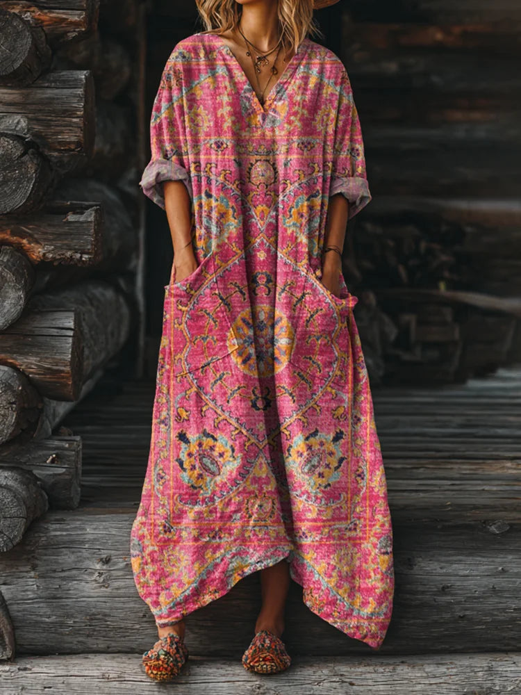 Rosalind | Vintage Boho Dress with Pockets