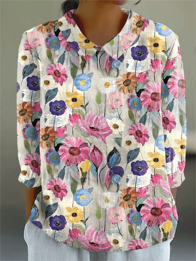 Ashleigh | Artistic Floral Top